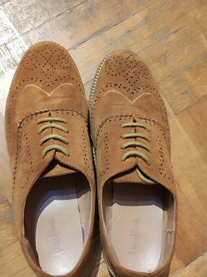 Camel suede oxford women's Vera Blum size 38 like new