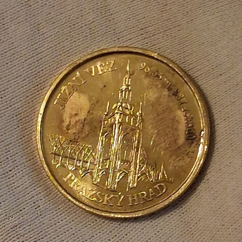 Prague commemorative medal used