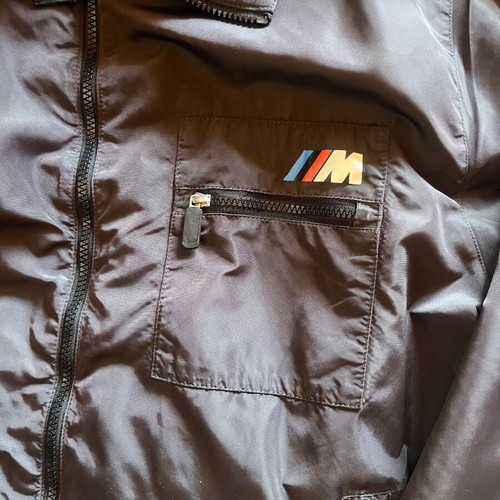BMW Motorsport Jacket like new, black with red and blue stripes, 3XL