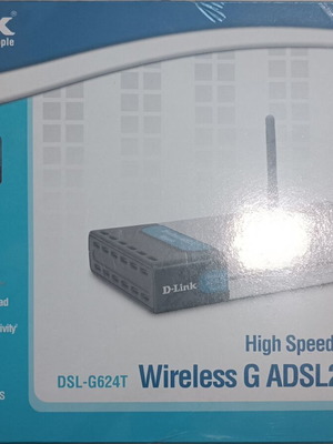 D-Link ADSL2/2+ Modem/Router DSL-G624T New Sealed