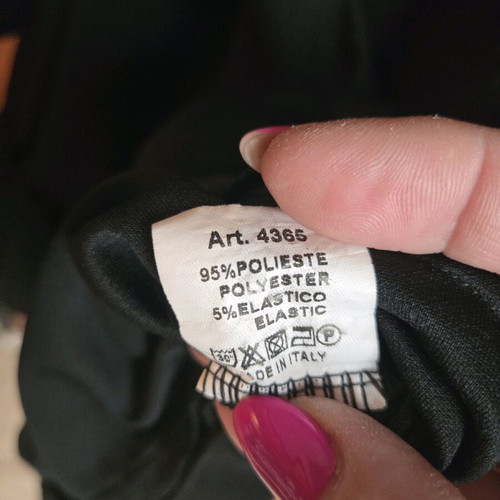 Mini black dress like new with elastic belt