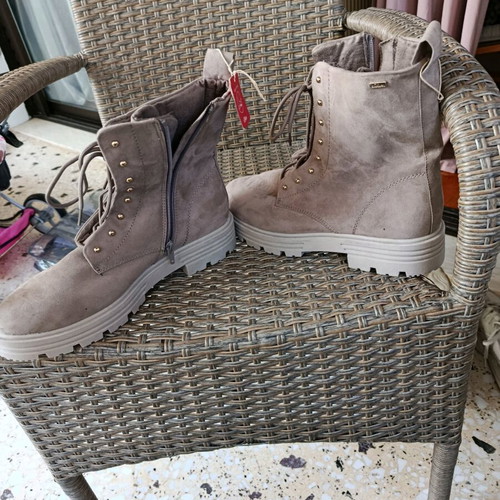 S.Oliver ankle boots new, beige, size 42