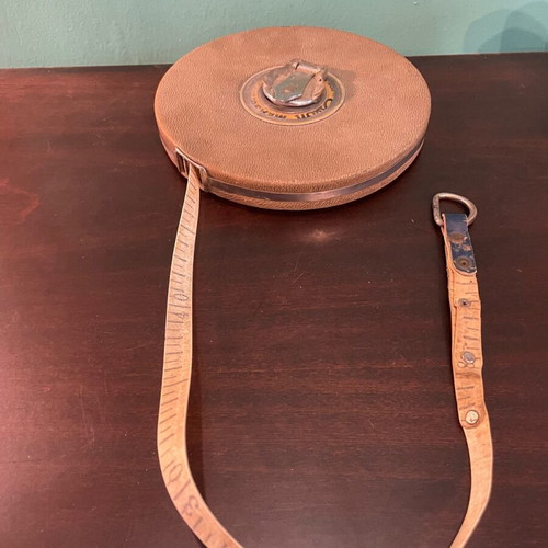 Antique measuring tape used