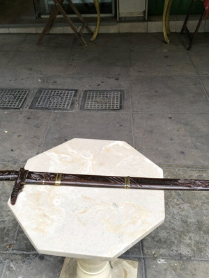 Wood carving used authentic