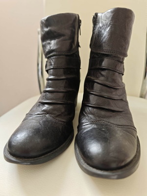Pesaro Italian leather boots, insole 25cm, size 39.5