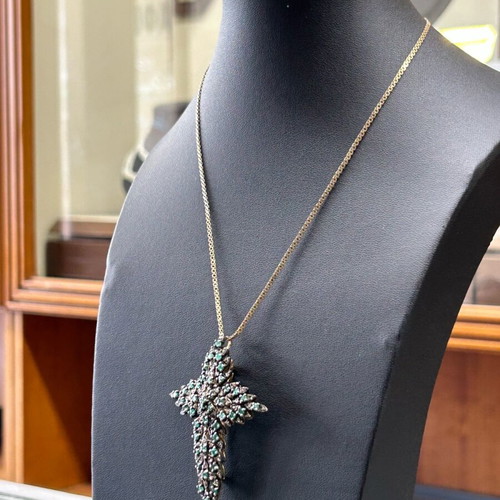 Gold/Silver Cross new, unfashioned