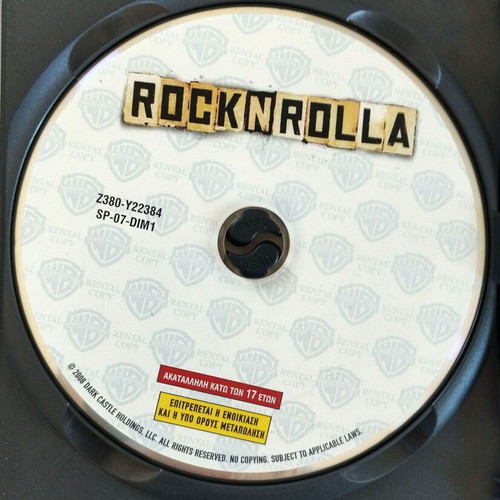 RocknRolla DVD like new with subtitles