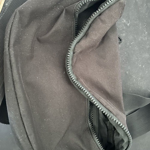 Waist bag black banana used, like new