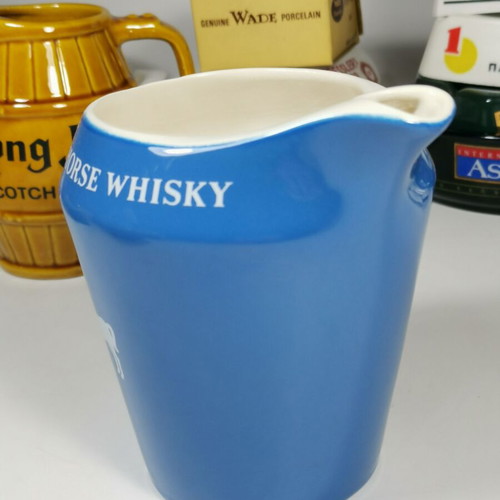 White Horse vintage advertising whisky jug used
