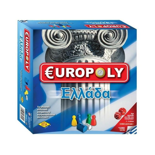 Europoly Greece board game new for 2-4 players 8+ years