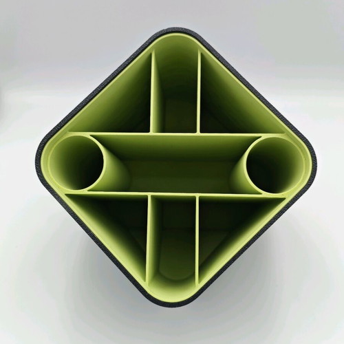Pencil holder new with adjustable tilt made by 3d printer