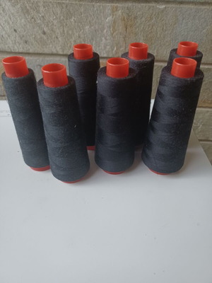Σετ κλωστές Alterfil TKT150 7 μαύρες σαν καινούργιο