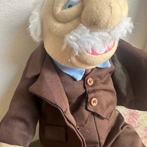 Muppet Show Statler and Waldorf collectible plush dolls like new