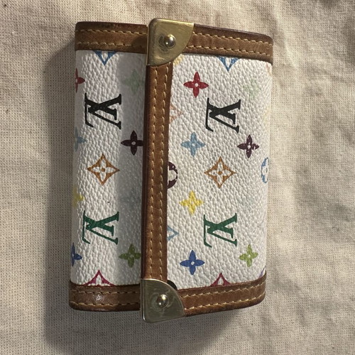 Louis Vuitton Limited Edition Murakami Multicolor Mini Wallet like new