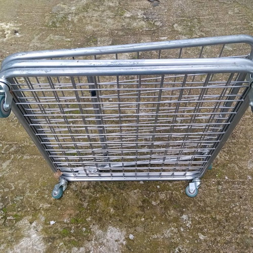 Folding Metal Campaign Bed like new without mattress