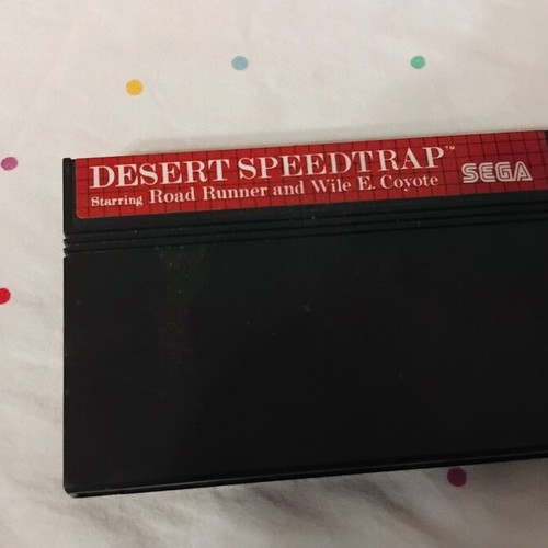 Desert Speedtrap Sega Master System game used, adventure