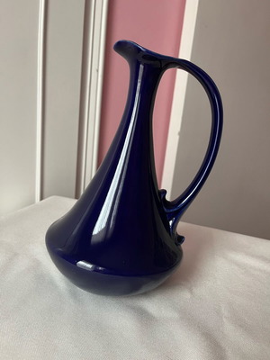 Vintage Γαλλική Κανάτα Μπλε Κοβάλτιο 23cm σαν καινούργια