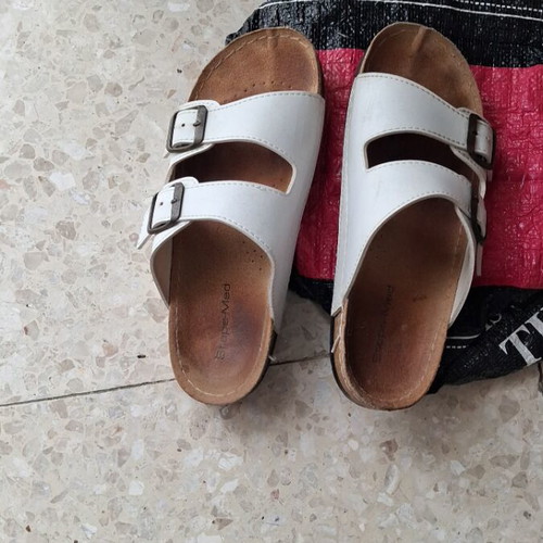 Steps-Med Anatomical Sandals used, size 38, white