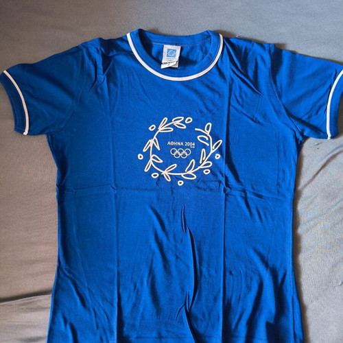 Olympic T-shirt Athens 2004 Medium like new authentic 20 years old