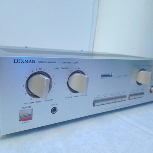 inquire about availability 80s Vintage LUXMAN L200 | Quality HiFi Amplifier | 80s' Made in Japan |