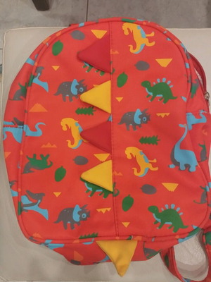 Children's backpack like new, multicolored