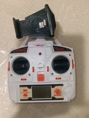 MJX X101 X300C X600 RC Quadcopter/Hexacopter Transmitter like new with phone holder