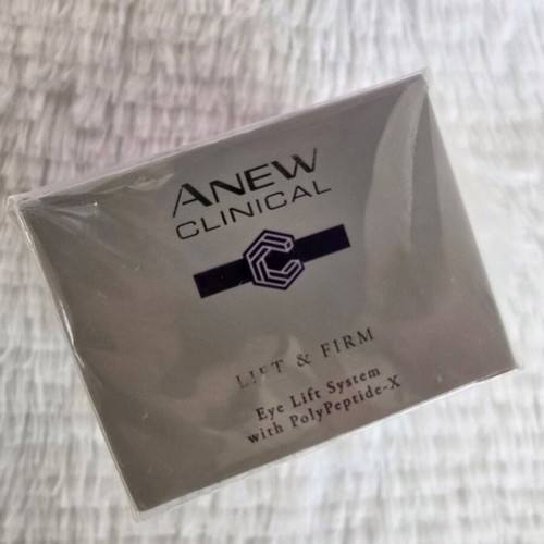 Avon Anew Clinical Lift & Firm Eye Lift System Eye Cream with PolyPeptide-X 10ml ×2 new