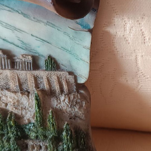 Athens 3d ceramic wall decor like new