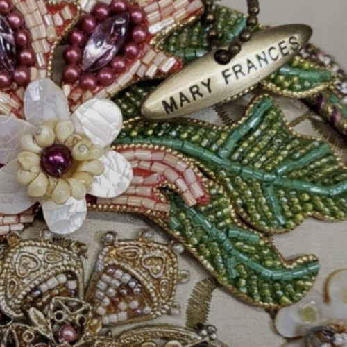 Floral clutch like new, multicolored handbag