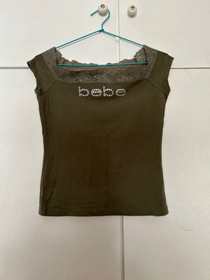 BEBE μπλούζα χακί χρώμα Νο L σαν καινούργιο, Made in USA