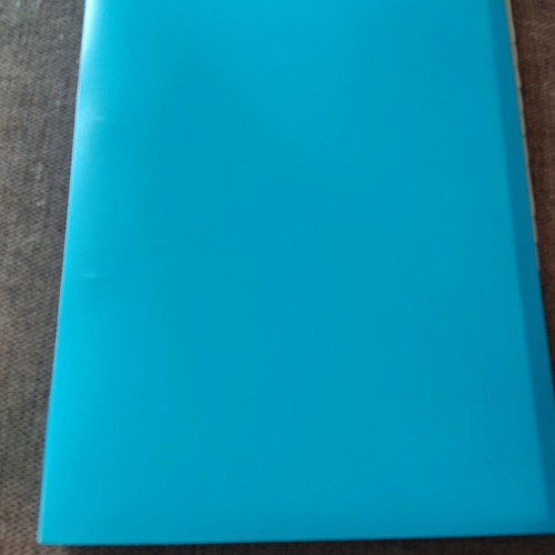 Binder with index used, includes plastic sleeves and lined A4 sheets