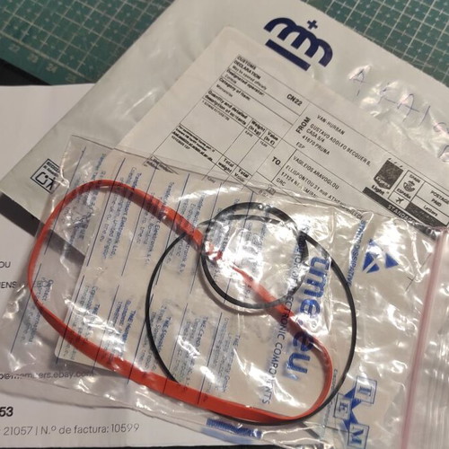 Belts for AKAI GXC-740D new, silicone central belt