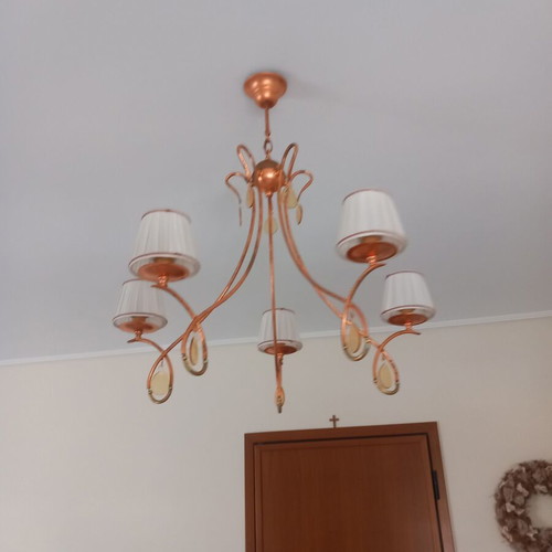 Ceiling lights new, 5-light chandelier and 4-light fixture