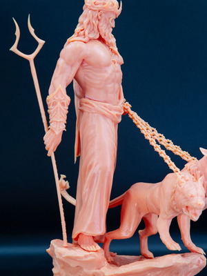 Mythologist 3D printed figure Hades made to order, unpainted