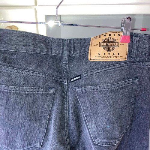 Harley Davidson vintage men's pants in charcoal gray, like new, sizes L and M