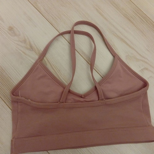 Puma sports bra for girl 12 years like new, beige and pink