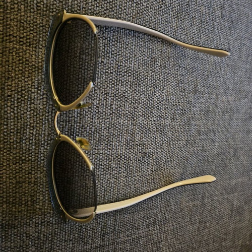 Miu Miu MU 53TS Cat-Eye Metal Sunglasses like new, beige