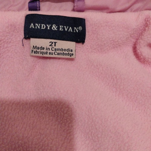 Pink purple vest like new, two years old