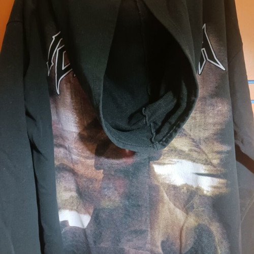 Iced Earth hoodie used with minor print cracks