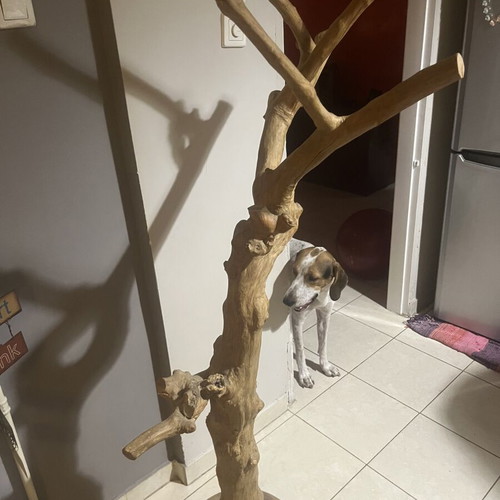 Wood decorative piece with base