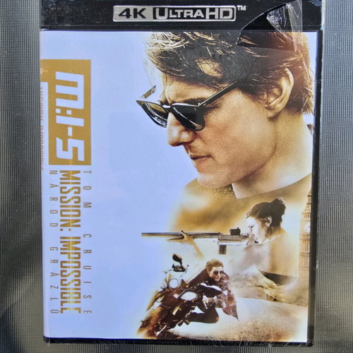 Mission Impossible 5 Rogue Nation Blu-Ray new with Greek subtitles 4K Ultra HD