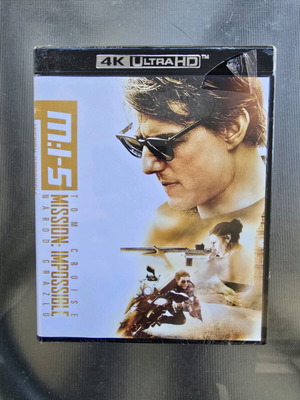 Mission Impossible 5 Rogue Nation Blu-Ray new with Greek subtitles 4K Ultra HD