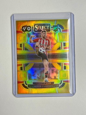 2023-24 Panini Select La Liga Terrace Gold Prizm #5 Aitor Paredes 3/10 RC