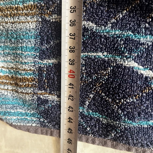 Nef Nef 2 face towels new, cotton, blue and green