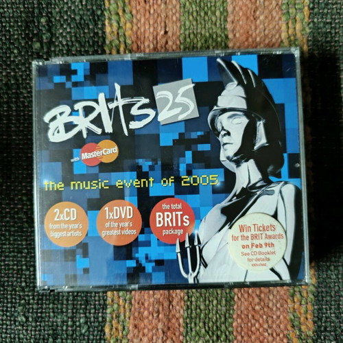 Various Brits 25 Album 2CD/DVD box set used, pop