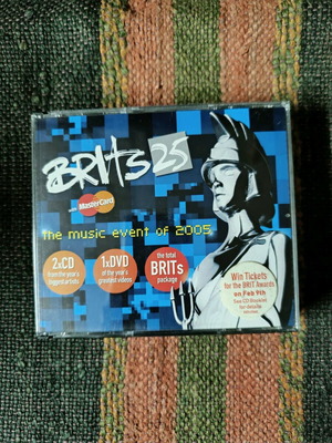 Various Brits 25 Album 2CD/DVD box set used, pop