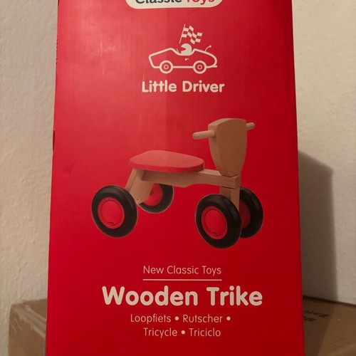 Road Star Wooden Tricycle by New Classic Toys new