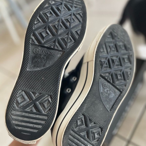 Converse Flatform boots like new, leather, black and white, size 37.5