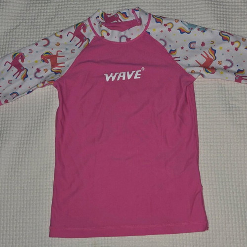 Wave swim shirt new for 2-4 years pink
