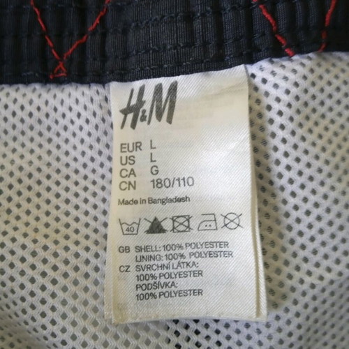 Vintage H&M floral swim bermuda shorts used size Large